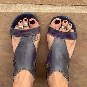 Bed|StU leather sandals